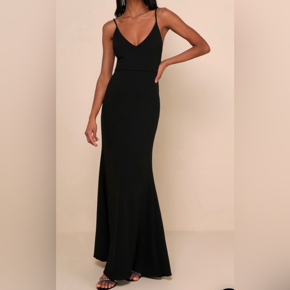 Lulus Black Maxi Dress